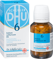 BIOCHEMIE DHU 6 Kalium sulfuricum D 6 Tabletten