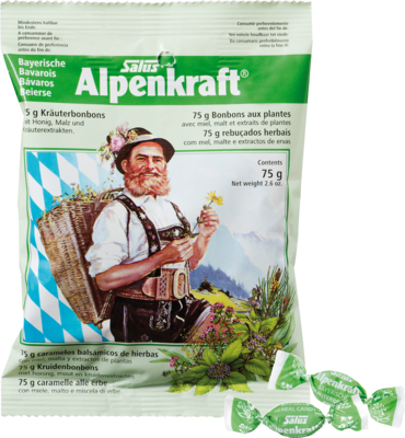 ALPENKRAFT Kräuterbonbons mit Honig+Malz Salus