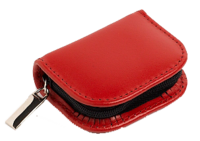 TASCHENAPOTHEKE 10er Rindleder mini 1,5 g Gl.rot