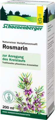 ROSMARIN HEILPFLANZENSÄFTE Schoenenberger