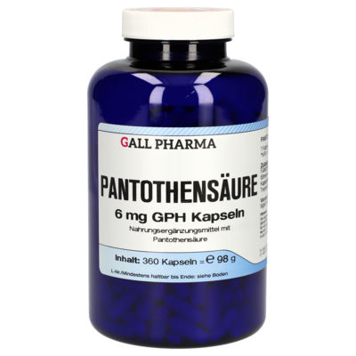 PANTOTHENSÄURE 6 mg GPH Kapseln