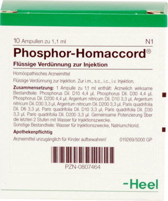 PHOSPHOR HOMACCORD Ampullen