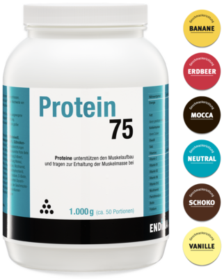 PROTEIN 75 Erdbeer Pulver