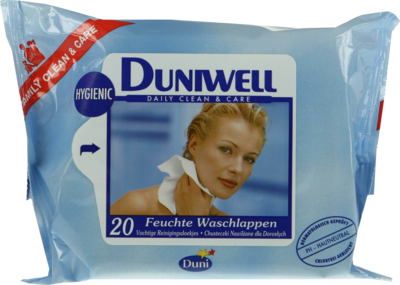 DUNIWELL feuchte Waschlappen