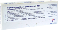 CUPRUM METALLICUM praep.D 30 Ampullen