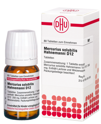 MERCURIUS SOLUBILIS Hahnemanni D 12 Tabletten