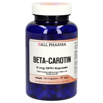 BETA CAROTIN 5 mg Kapseln