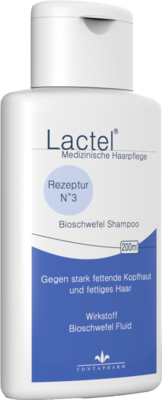 LACTEL Nr.3 Shampoo gegen stark fetten.Kopfhaut