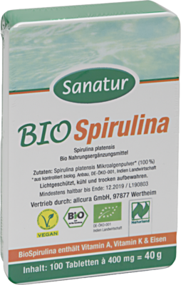 SPIRULINA BIO Tabletten