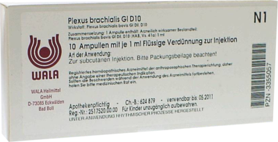 PLEXUS BRACHIALIS GL D 10 Ampullen