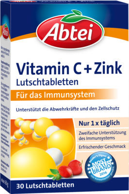 ABTEI Vitamin C plus Zink Lutschtabletten