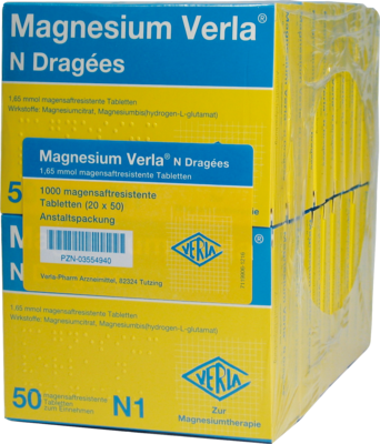 MAGNESIUM VERLA N Dragees