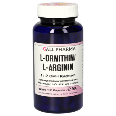 L-ORNITHIN/L-ARGININ 1:2 GPH Kapseln