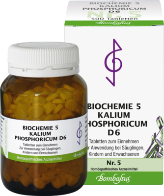 BIOCHEMIE 5 Kalium phosphoricum D 6 Tabletten