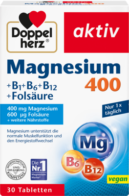 DOPPELHERZ Magnesium 400 mg Tabletten