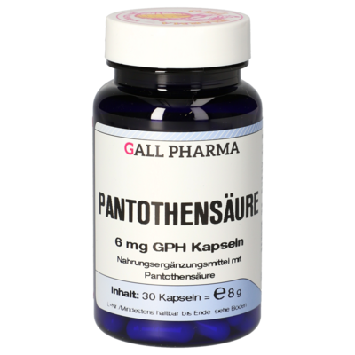 PANTOTHENSÄURE 6 mg GPH Kapseln