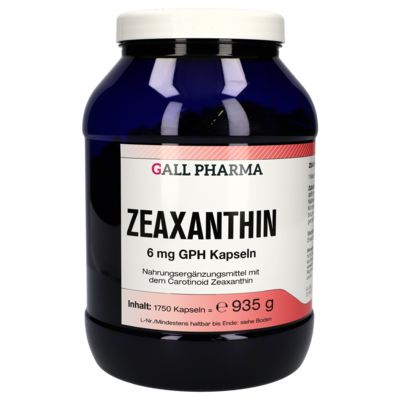 ZEAXANTHIN 6 mg GPH Kapseln