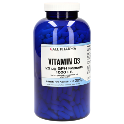 VITAMIN D3 25 µg GPH Kapseln