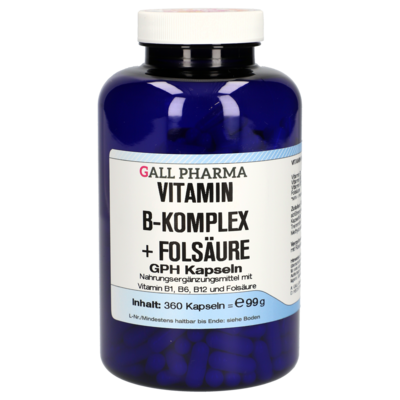 VITAMIN B KOMPLEX+Folsäure GPH Kapseln