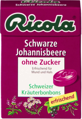 RICOLA o.Z.Box Schwarze Johannisbeere Bonbons