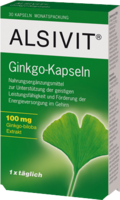 GINKGO 100 mg Alsivit Kapseln