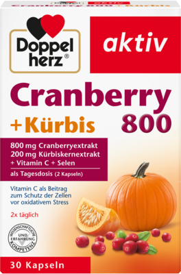 DOPPELHERZ Cranberry+Kürbis Kapseln