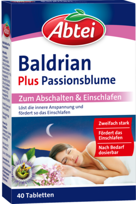 ABTEI Baldrian plus Passionsblume überz.Tabl.