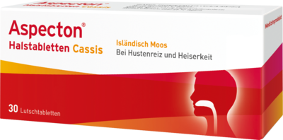 ASPECTON Halstabletten Cassis Lutschtabletten