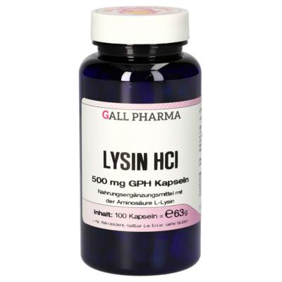 LYSIN HCL 500 mg GPH Kapseln