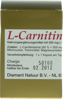 L-CARNITIN 1x1 pro Tag Kapseln