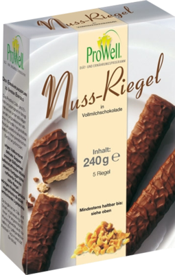 PROWELL Nuss Riegel i.Vollmilch Schokolade