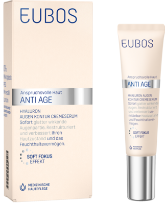 EUBOS SENSITIVE Hyaluron Augen Kontur CremeSerum