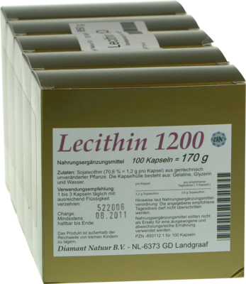 LECITHIN 1200 Kapseln