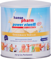 HANSEPHARM Power Eiweiß plus Vanille Pulver