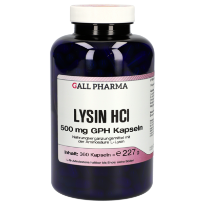 LYSIN HCL 500 mg GPH Kapseln