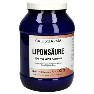 LIPONSÄURE 150 mg GPH Kapseln