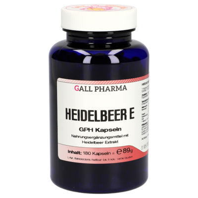 HEIDELBEER E 400 mg Kapseln