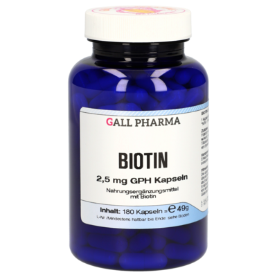 BIOTIN 2,5 mg GPH Kapseln