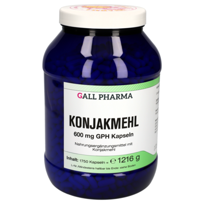 KONJAKMEHL 600 mg GPH Kapseln