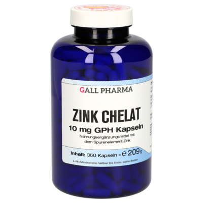 ZINK CHELAT 10 mg GPH Kapseln