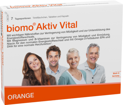 BIOMO Aktiv Vital Trinkflaschen 7-Tagesportionen