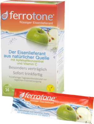 FERROTONE Eisen m.Apfelkonzentrat u.Vitamin C Btl.