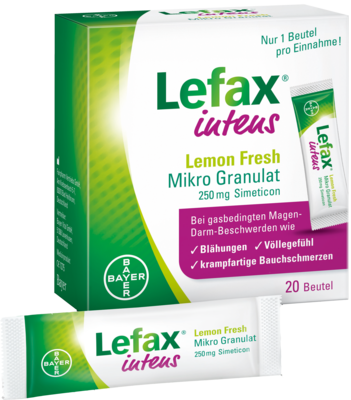 LEFAX intens Lemon Fresh Mikro Granul.250 mg Sim.