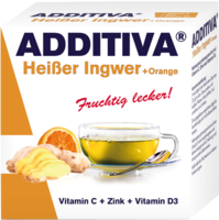 ADDITIVA heißer Ingwer+Orange Pulver