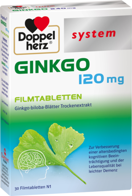 DOPPELHERZ Ginkgo 120 mg system Filmtabletten