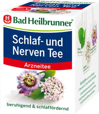 BAD HEILBRUNNER Schlaf- und Nerven Tee Filterbeut.