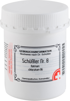 SCHÜSSLER NR.8 Natrium chloratum D 6 Tabletten