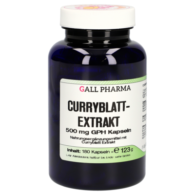 CURRYBLATTEXTRAKT 500 mg GPH Kapseln