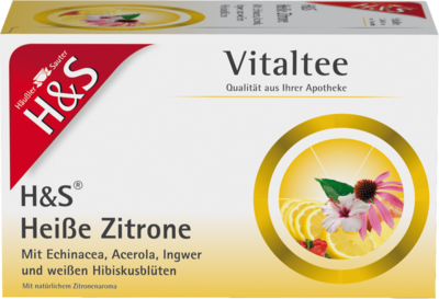 H&S heiße Zitrone Vitaltee Filterbeutel