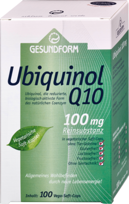 GESUNDFORM Ubiquinol Q10 100 mg Vega-Soft-Caps